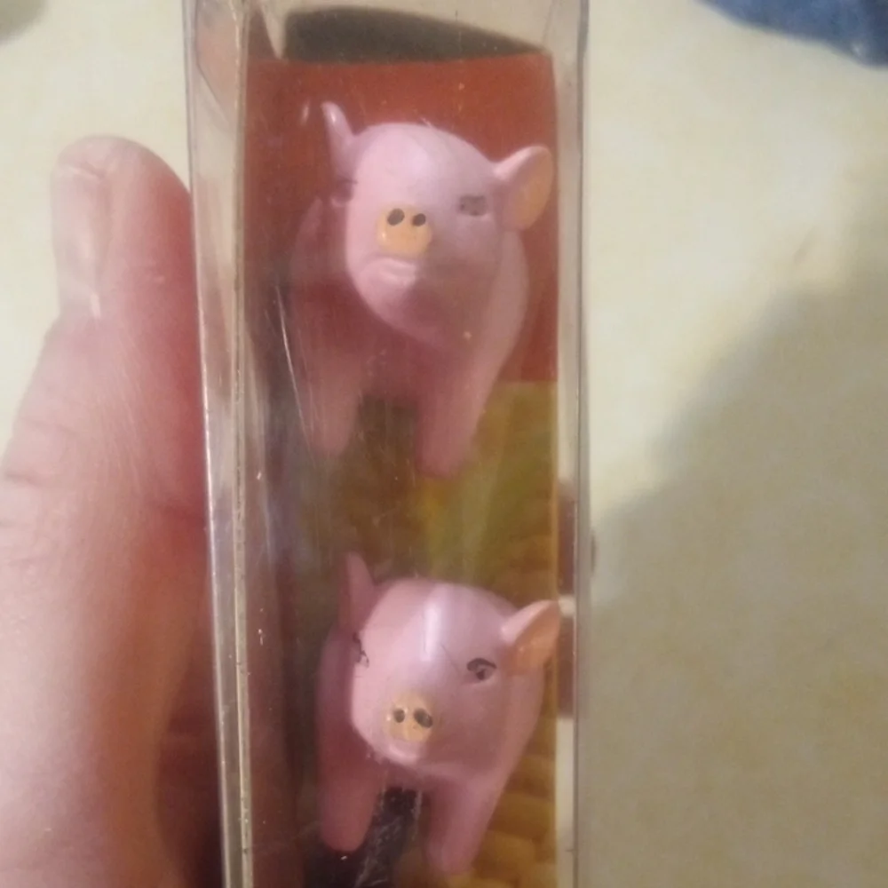✨ NIB HD Designs Pig Corn Holders Pink Boho BBQ 🐷